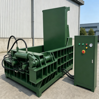 Presse à balles hydraulique horizontale pour métaux ferreux, télécommandée, haute sécurité, pour le compactage du cuivre, de l'aluminium et du fer