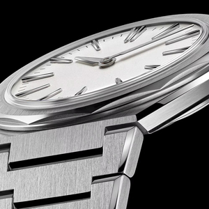 Montre OEM sur mesure, mouvement Miyota 9039 à remontage manuel, boîtier en acier noir ultra-fin de 39 mm (7 mm), finition entièrement noire mate PVD/DLC. - Product Image 5