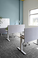 Diviseurs d'écran de bureau enveloppés de tissu Spesonic Panneaux muraux acoustiques en tissu d'absorption sonore, bien décoratifs