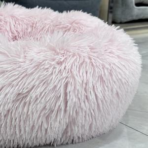 Cross-Border Hot Sale Neue vertikale Kaninchen Plüsch Runde Haustier Bett Weiche bequeme Donut Hunde bett Wasch bare Katzen matte Warmes Haustier Kissen - Product Image 3