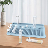 Kit de collecteur de colostrum en silicone sans BPA de 5ml 10ml 15ml collecteur de lait maternel de qualité alimentaire réutilisable avec support de séchage en silicone