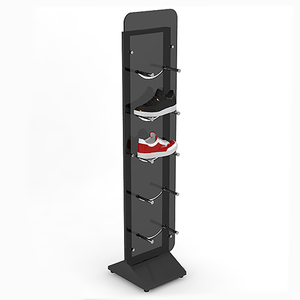 अनुकूलित लोगो धातु खुदरा स्टोर जूते ऐक्रेलिक धारक के साथ डबल पक्षीय डिस्प्ले रैक - Product Image 6