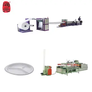 price off! EPS PS foam thermocol plate take away food container making machine/disposable box bowl egg tray dish production line