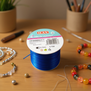 Fil élastique Ilan 0,5 mm 15 m pour la création de bijoux et la fabrication de perles - Product Image 3