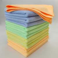 CX006 30x40CM 240GSM Chiffon de nettoyage multi-usages en microfibre haute densité personnalisable 2.4x plus absorbant pour voiture et maison