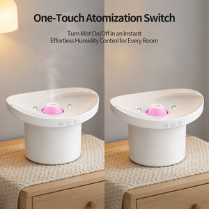 Humidificador ultrasónico inteligente con gotas danzantes, difusor de aromaterapia con luces de siete colores cambiantes - Product Image 4