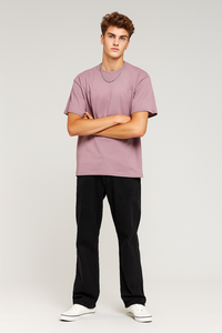 T-shirt long de luxe haut de gamme, 100 % coton, 280 g/m², imprimé en relief, coupe ample formelle, vintage, coupe ample, personnalisé - Product Image 4