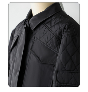 Nouvelle veste d'hiver de style haut de gamme pour hommes-<span class=keywords><strong>Manteau</strong></span> <span class=keywords><strong>noir</strong></span> <span class=keywords><strong>court</strong></span> au design unique - Product Image 6
