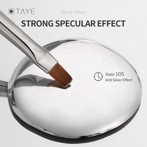 طلاء أظافر جل مطلي مقاوم للماء سهل الاستخدام لتأثير المرآة طلاء جِل معدني للرسم - Product Image 3