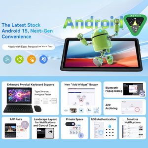 Giá bán buôn 7 inch 3GB RAM 32GB Rom chơi game Wifi Android 15 Tablet PC với bàn phím - Product Image 4