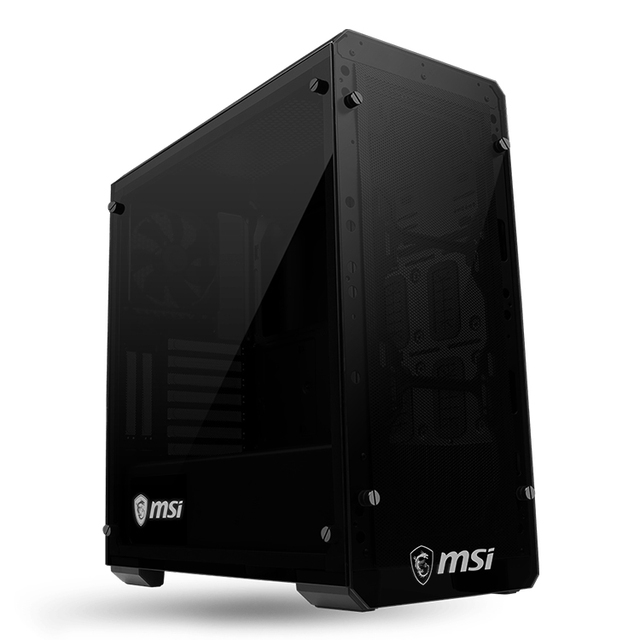 MSI MAG BUNKER Computer Case Mid-Tower Chassis Game Office Desktop Computer Host With Double Tempered Glasses ATX Chassis