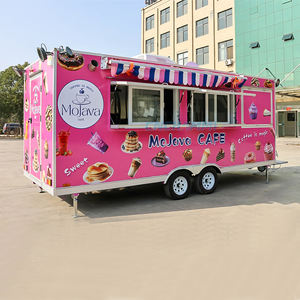 Remorque Carrée Personnalisée Chammp 2026 pour Restauration Rapide avec Autocollants Complets, Camion de Cuisine Mobile Entièrement Équipé pour la Restauration Rapide - Product Image 3