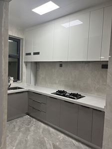 Personnalisation professionnelle de meubles modernes cuisine en bois massif laqué armoires modulaires armoire armoires de cuisine - Product Image 2