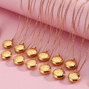 Новый Модный 18 карат позолоченный 12 зодиакальный кулон подарок на день рождения матери девушки Созвездие колье - Product Image 1