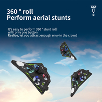 Drone de combat RC en mousse 2,4 GHz avec caméra 1080P, télécommande 4 canaux, prêt à l'emploi en intérieur pour adultes et enfants, facile à piloter, chargeur inclus