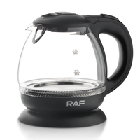 Bouilloire électrique en verre RAF, nouvelle conception, vente en gros, mini capacité 1,0 L