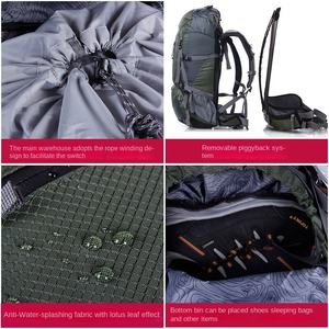 50l <b>Outdoor</b> <b>Large</b> Capacity Waterproof Backpack Mountain Bag Hiking Camping Nylon Mountaineering Daypack Trekking Backpack - Product Image 4