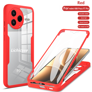 Lichicase Thiết Kế Sang Trọng 360 Bảo Vệ Đầy Đủ Rõ Ràng Cover Quay Lại Cho <span class=keywords><strong>Redmi</strong></span> K90 K90 Pro Max Chống Sốc Điện Thoại Trường Hợp - Product Image 4