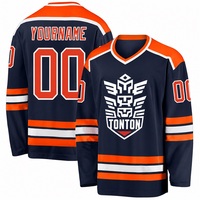 Nouveaux maillots de hockey OEM personnalisés 2027 en twill brodé, uniformes de hockey par sublimation pour équipes, livraison rapide