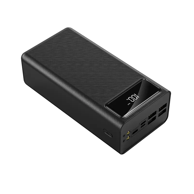 Banco de energía portátil de gran capacidad, 2021 mah, 30000mah, 40000mah, carga rápida, 4 salidas USB, 50000