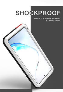 Amore Mei Potente Per <span class=keywords><strong>Samsung</strong></span> <span class=keywords><strong>Galaxy</strong></span> <span class=keywords><strong>Note</strong></span> <span class=keywords><strong>10</strong></span> <span class=keywords><strong>Lite</strong></span> Vetro Metallo Armatura Della Copertura Del Silicone + Metallo + Vetro Temperato