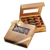 feste Baklava-Verpackungsbox für Süßigkeiten süßes Essen Kuchen Plätzchen Verpackungsbox für Ramadan Datteln Box mit Fenster