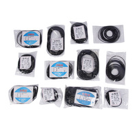 Courroies plates en caoutchouc noir pour plateaux tournants, Walkman et travaux de construction, personnalisées par les fabricants