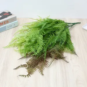 Kunstmatige Opknoping Plastic Boston Fern Wijnstok Ivy Indoor Outdoor Mand Bruiloft Krans Decoratie Groene Plant Muur Opknoping