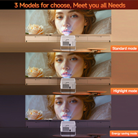 Projecteur intelligent Magcubic HY450 Max 1100 Ansi Lumens 8K avec mise au point automatique, correction de la distorsion trapézoïdale, WiFi6, BT5.4, pour la maison, le bureau et l'extérieur