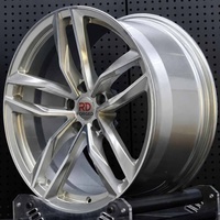 Jantes en alliage forgé monobloc personnalisées 5x120 5x112 19 20 21 22 pouces à 5 branches concaves profondes pour Audi RS5 RS6 RS7 RS4