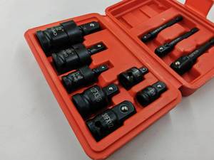 10 Stuks CR-MO Staal Elektrische Impact Adapter En Reducer Set Met 1/4 3/8 1/2 Inch Drive Professionele Socket Convertor Box - Product Image 2