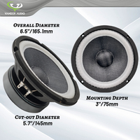 Nueva tecnología, distorsión ultrabaja, resistente al agua, Gama Completa, altavoces de rango medio de 6,5 pulgadas para coche, camión, Marine Home Line array