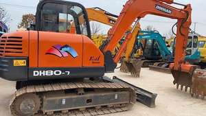 Doosan <b>8</b> <b>Ton</b> Small Crawler <b>Excavator</b> 90% New Construction DH80-7 Machinery With Engine Pump Motor Core Components - Product Image 2