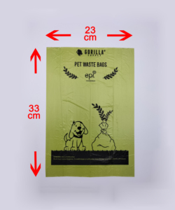 Vente en gros de 2 rouleaux de sacs compostables biodégradables pour crottes de chien vert foncé écologique durable élimination des déchets en plastique pour animaux de compagnie - Product Image 4