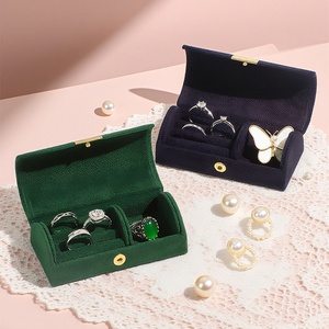 Traveling Jewelry <b>Holder</b> Small Jewelry Ring Storage Box case for Stud <b>Earrings</b> Rings Portable - Product Image 6