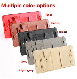 Accessoires intérieurs pour voiture : Porte-cartes, porte-lunettes et porte-stylo, porte-monnaie, sac <span class=keywords><strong>de</strong></span> rangement pour pare-soleil, organisateur <span class=keywords><strong>de</strong></span> rangement pour voiture - Product Image 2