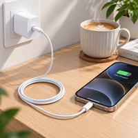 Câble de charge rapide Type C vers Type C 60W, cordon de transfert de données rapide, tablettes et appareils USB-C, iOS iPhone et Samsung S24 Ultra