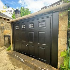 CBMMart <span class=keywords><strong>Porte</strong></span> de <span class=keywords><strong>garage</strong></span> électrique <span class=keywords><strong>sectionnelle</strong></span> moderne résistante aux ouragans Portes automatiques intelligentes en aluminium grain de <span class=keywords><strong>bois</strong></span> pour <span class=keywords><strong>voitures</strong></span> - Product Image 2