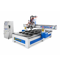 Routeur CNC à trois broches et table sous vide 4,5 kW de Jinan Mosencnc, prix usine, pour gravure et découpe du bois, du contreplaqué et de l'acrylique