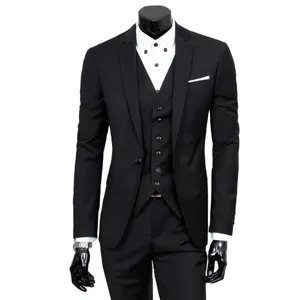 販売男性メンズファッション2ピーススーツコート男性新郎ファンシースリムフィットユニフォームスーツブレザー