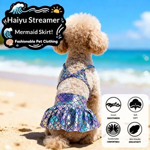 Traje de Baño Bikini para Perros y <span class=keywords><strong>Gatos</strong></span>, Diseño Europeo-Americano, Suave y Cómodo, para Todas las Estaciones - Product Image 1