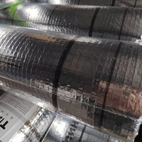 Feuille composite VMPET en aluminium et maille PP pour isolation de toiture