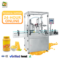 Machine de remplissage linéaire automatique de pâte de haute précision Fabricant de machine de remplissage de liquide de beurre de fromage