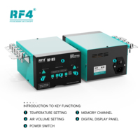 Station de soudage à air chaud RF4 RF-H3 avec affichage numérique pour réparation de téléphones, PCB, IC, BGA et dessoudage