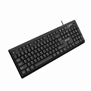 aula AK205 office keyboard USB2.0 Wired, Plug Play ,Anti-Wear Letters for Windows Mac PC Laptop, Full Size