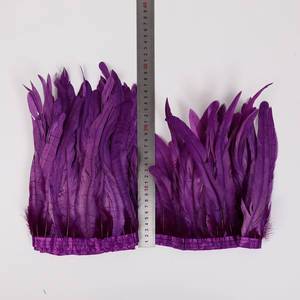 Passamaneria Decorativa in Piume Morbide Tinte da 10-12 Pollici con Nastro in Tessuto per Accessori <span class=keywords><strong>Maschera</strong></span> da Ballo in <span class=keywords><strong>Maschera</strong></span> e Decorazioni per Feste - Product Image 5