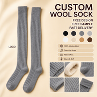 Chaussettes de sol en coton jacquard antidérapantes MEIKAN, épaisseur standard, pour femmes adultes, yoga et danse, chaussettes longues