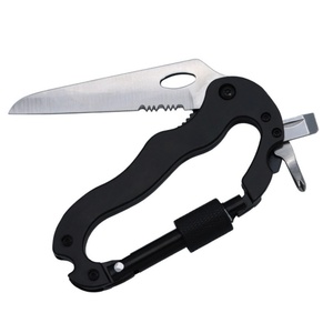 Navaja Multifuncional de Montañismo Cinco en Uno, Sierra de Colgado Rápido para Exteriores, Herramienta EDC, <span class=keywords><strong>Plegable</strong></span> en Forma de D - Product Image 1