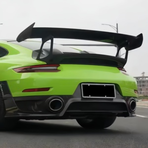 ชุดตัวกระจายขอบด้านหลังทำจากคาร์บอนไฟเบอร์สำหรับ <span class=keywords><strong>Porsche</strong></span> 911/991อัพเกรดสไตล์ GT2RS - Product Image 4