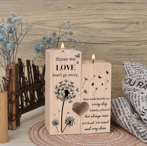 Vendita calda a forma di <span class=keywords><strong>cuore</strong></span> in legno Tealight portacandele per regalo di nozze decorazione romantica per la festa della casa - Product Image 1